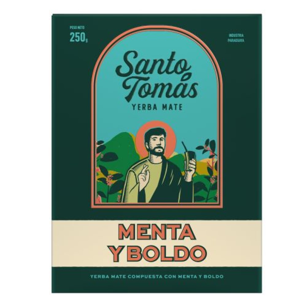 YERBA MATE SANTO TOMAS MENTA Y BOLDO CJ 