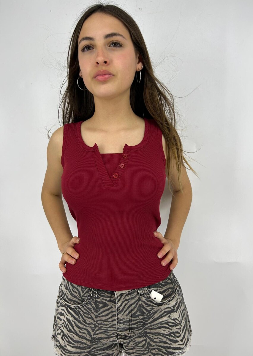 MUSCULOSA SLOWLY 2119 - ROJO 