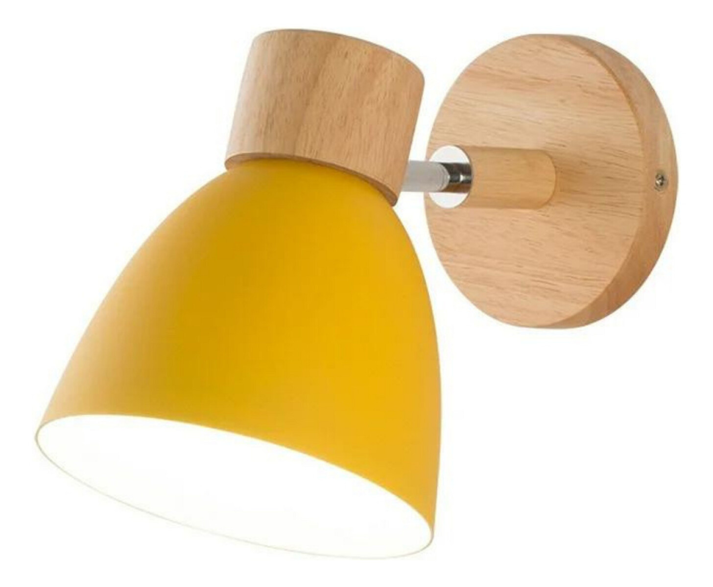 Lampara Aplique De Pared Nordica Led Moderna - Amarillo 