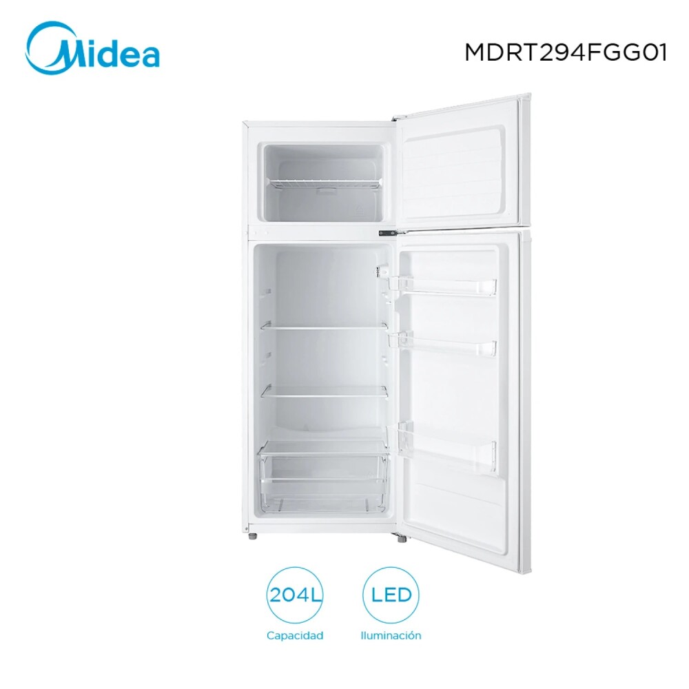 Heladera Blanca 204L - Modelo MDRT294FGG01 - Midea Heladera Blanca 204L - Modelo MDRT294FGG01 - Midea