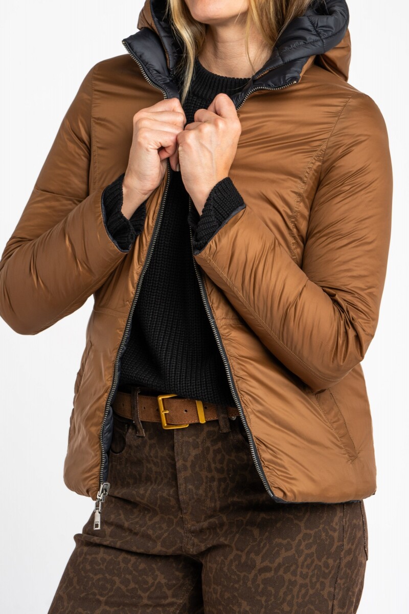 Campera Reversible Negro