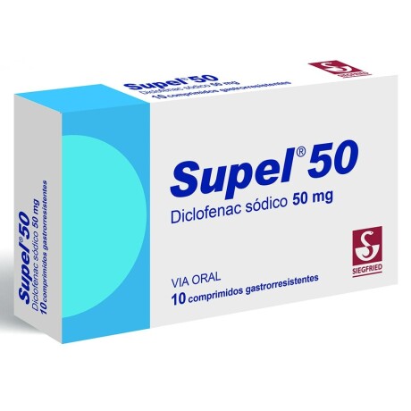 Supel 50 mg 10 comprimidos Supel 50 mg 10 comprimidos
