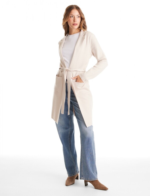 Chaqueta De Punto BEIGE