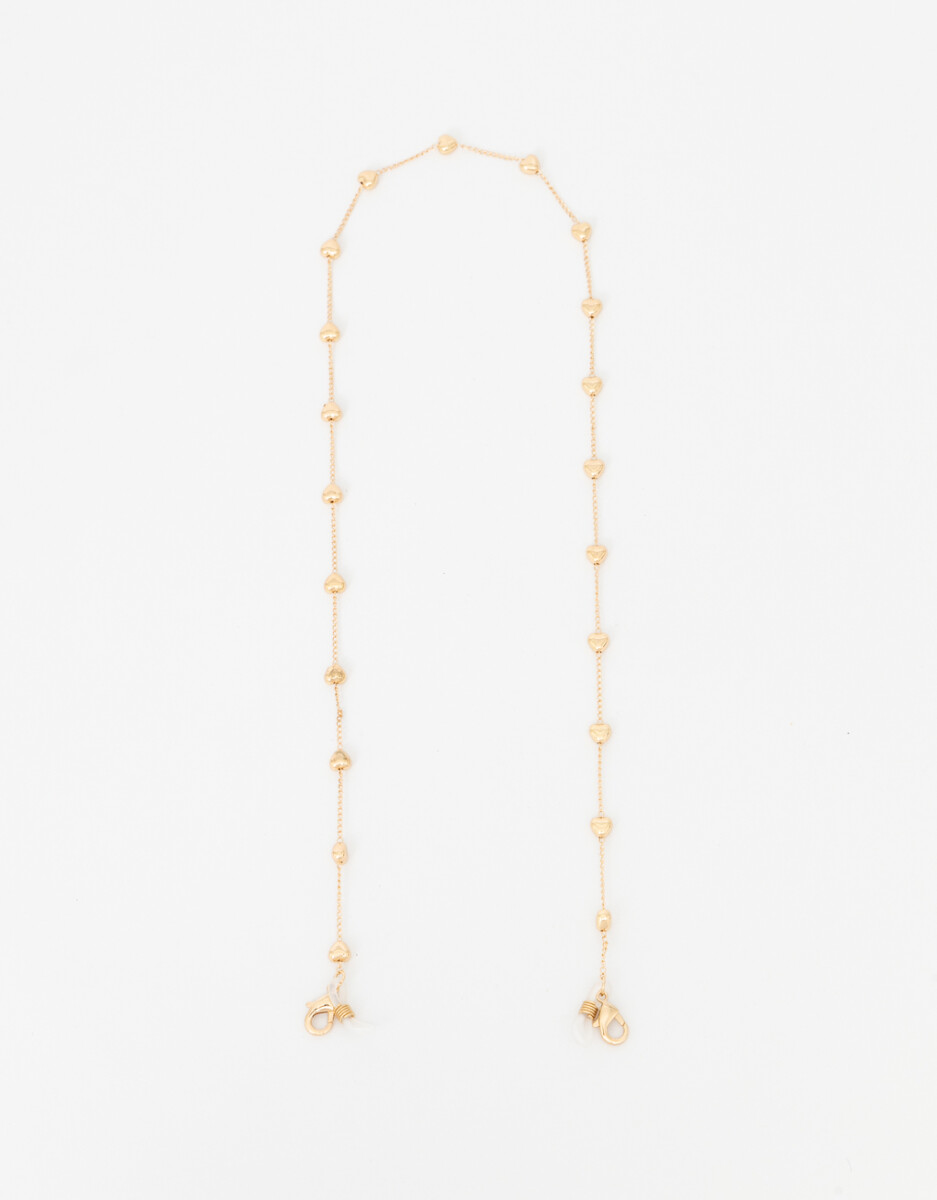 Holder Cadena Con Corazones 