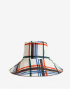 Sombreros verano Piluso Reversible Liso Y Con Estampa Cuadrille - Combinacion Multicolor
