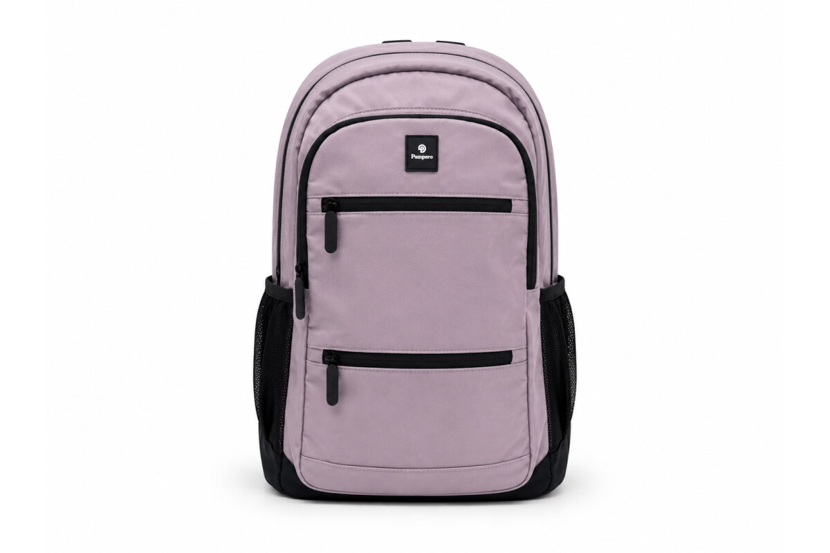 MOCHILA 18 DOBLE CIERRE Lila