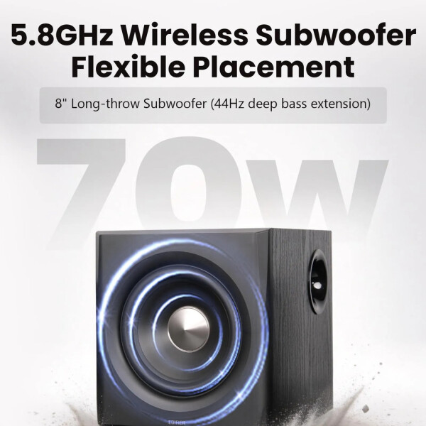 Parlantes Edifier S355db 2.1 Con Subwoofer NEGRO