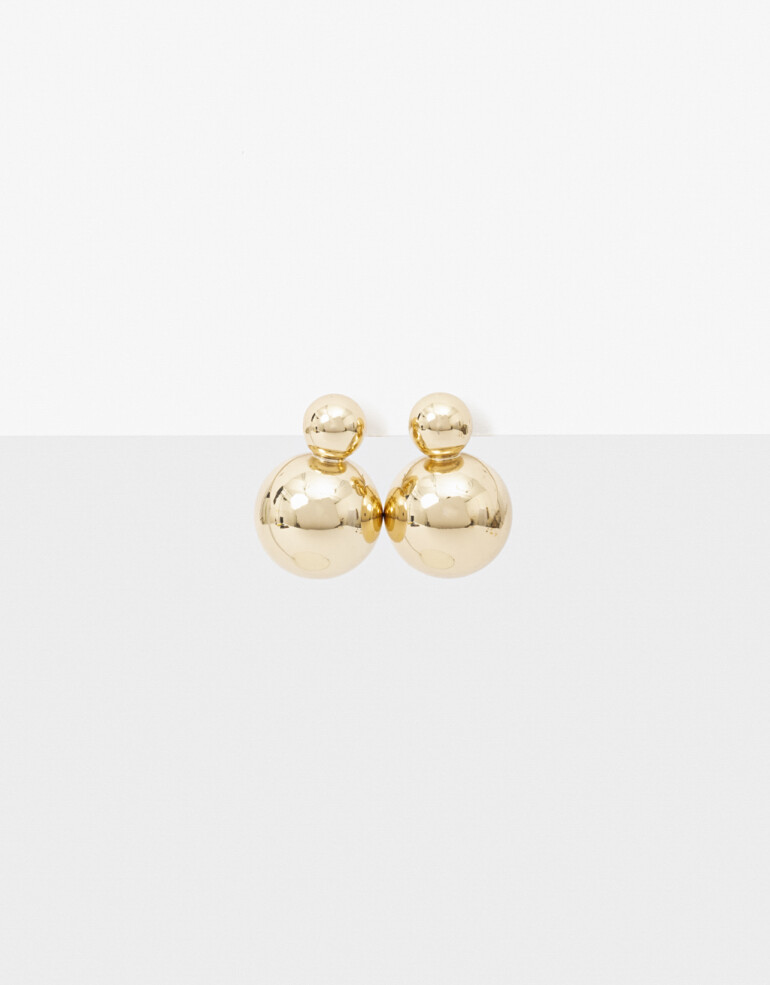 Aros Pasantes Metal Aros Pasantes Meta Bold - Dorado