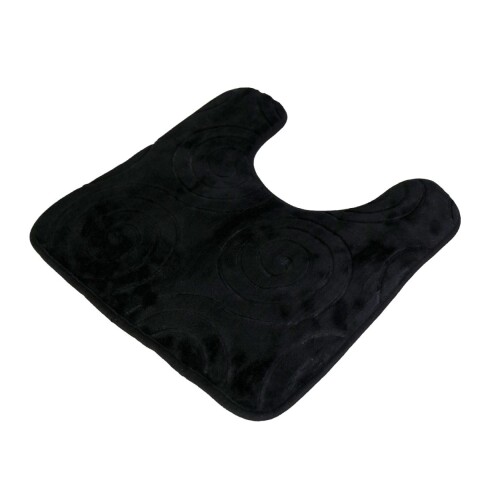 ALFOMBRA NEGRA P/BAÑO 45X45CM Unica