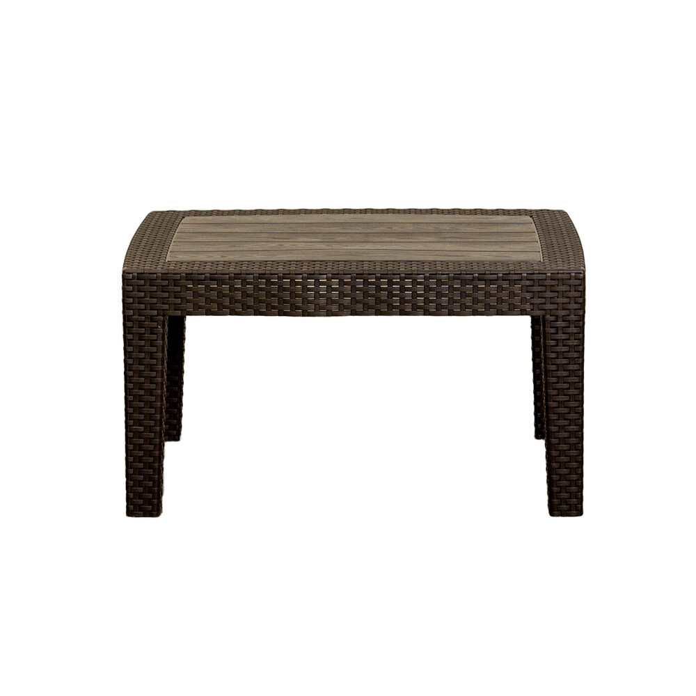 SET DE LIVING EXTERIOR POLIPROPILENO MARRON GALES
