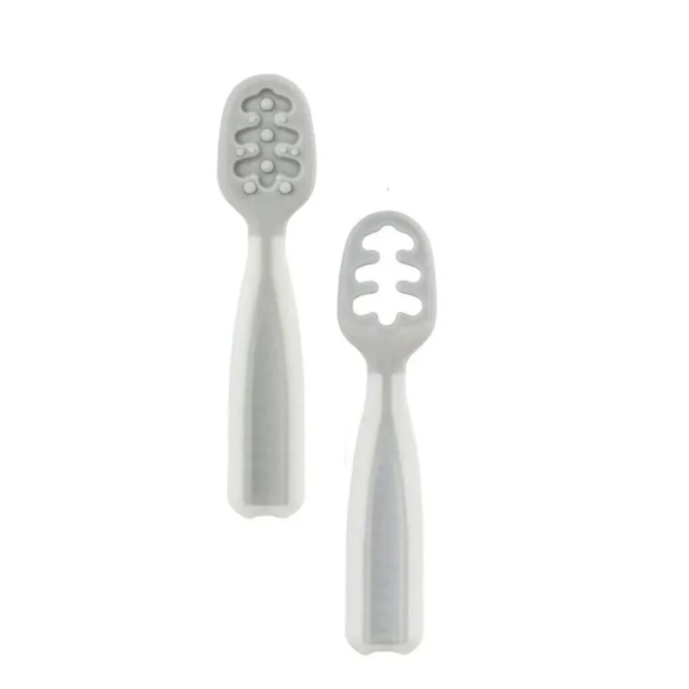 Set cubiertos BLW BUBA gris