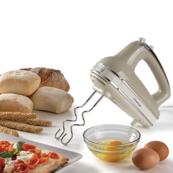 Batidora Mano Ariete Vintage Retro BEIGE