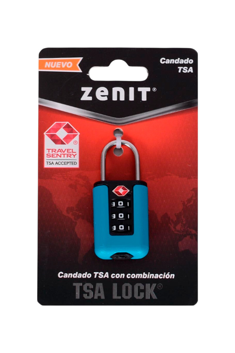 CANDADO TSA AZUL 