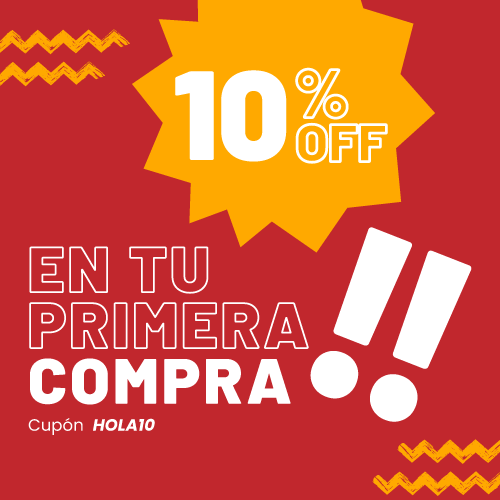 Primera Compra 10% OFF
