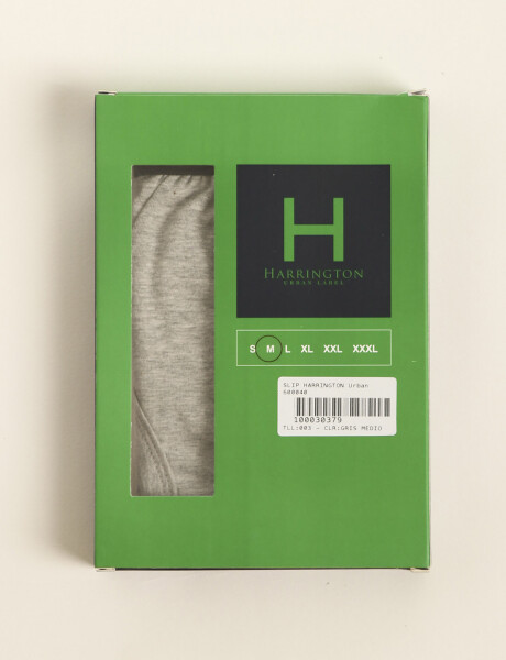 600041 BOXER LISO HARRINGTON Urban Gris Medio