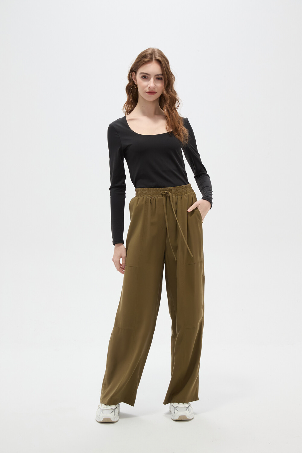 Pantalon Calen Verde Oliva