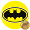 Lámina Batman Logo Red.