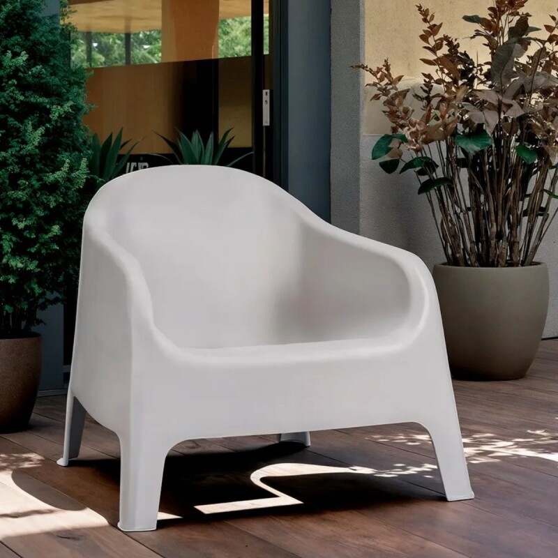 Set x2 Sillones Skarpo + Mesa GRIS CLARO