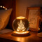 Lámpara Veladora Esfera De Cristal Chica Luz Blanca Ganesha