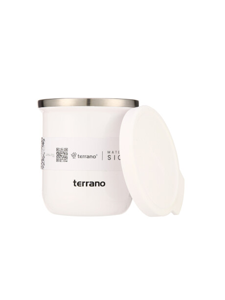 Mate Sicilia Metalizado Blanco
