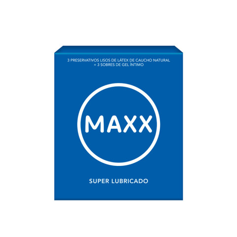 Maxx x3 preservativos Super lubricado