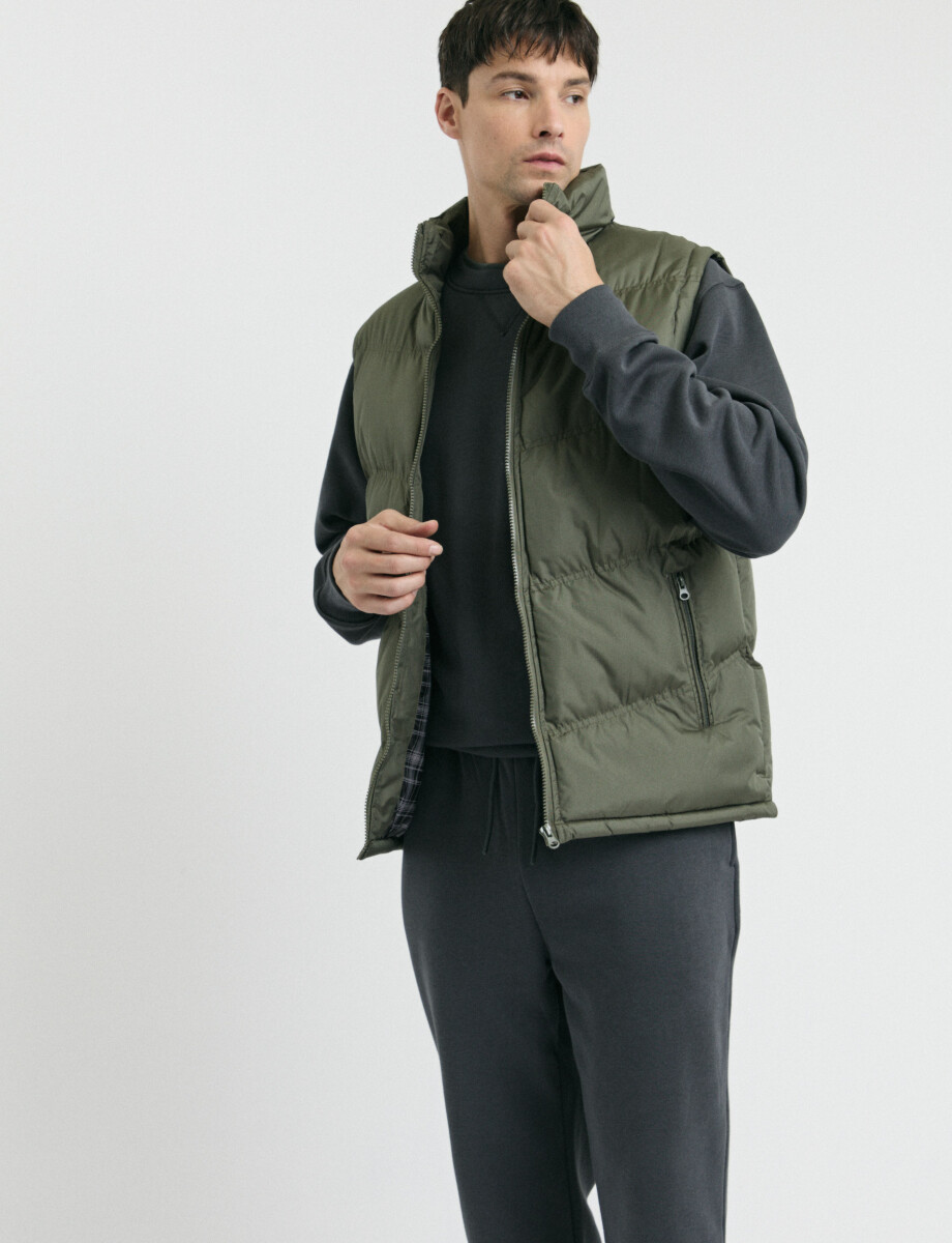 300212 CHALECO HARRINGTON URBAN Verde