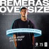 Remera Oversize Negra - Los de afuera son de palo Remera Oversize Negra - Los de afuera son de palo