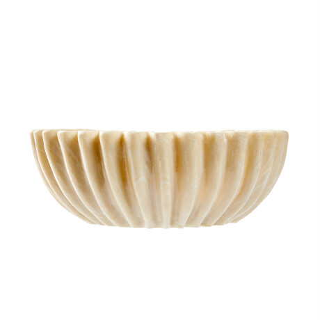 BOWL DECORATIVO NATURAL/BEIGE POLIRESINA 43151004