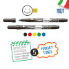Marcadores Carioca Fineliner Study x5 Marcadores Carioca Fineliner Study x5