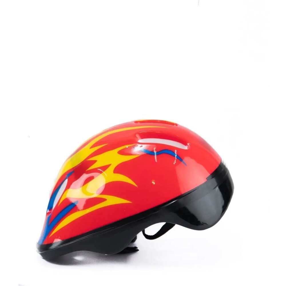 Casco De Protección Niña/o - bicicleta - Skate - Monopatin 5-8 Años ROJO
