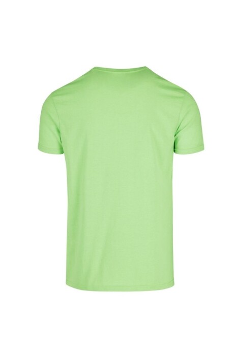 Camiseta a la base jaspe Verde neón