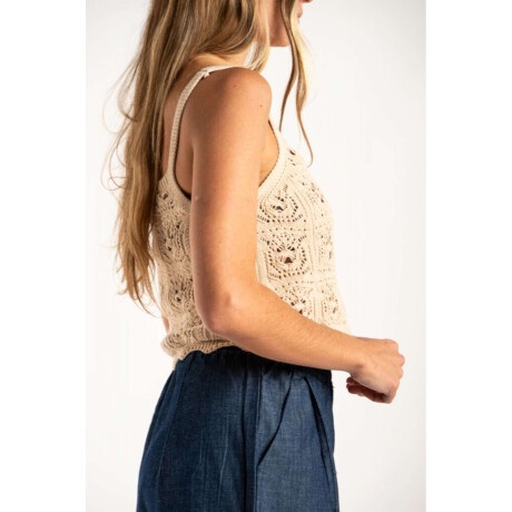 Top Texturado Nacar