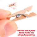 Palillos De Madera Mini X100 unidades Palillos De Madera Mini X100 unidades
