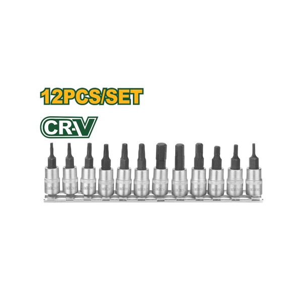 SET 12 LLAVES ALLEN/TORX ENCAST 1/4 JADEVER Set 12 Llaves Allen/torx Encast 1/4 Jadever