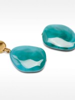 Pendientes Efecto Piedra verde
