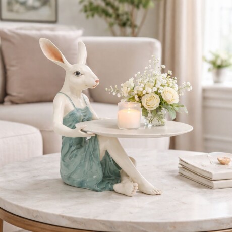 PORTA OBJETO LADY RABBIIT Azul - -