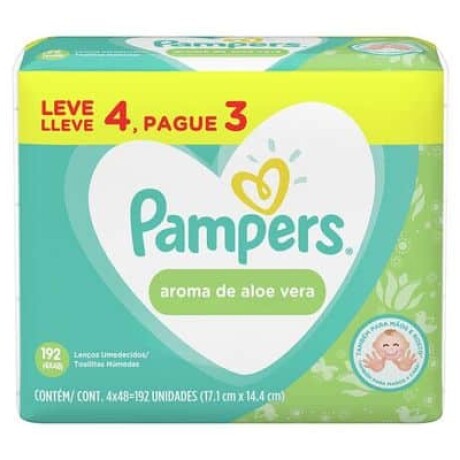 Toallitas Pampers Aloe Vera 192 Toallitas Pampers Aloe Vera 192