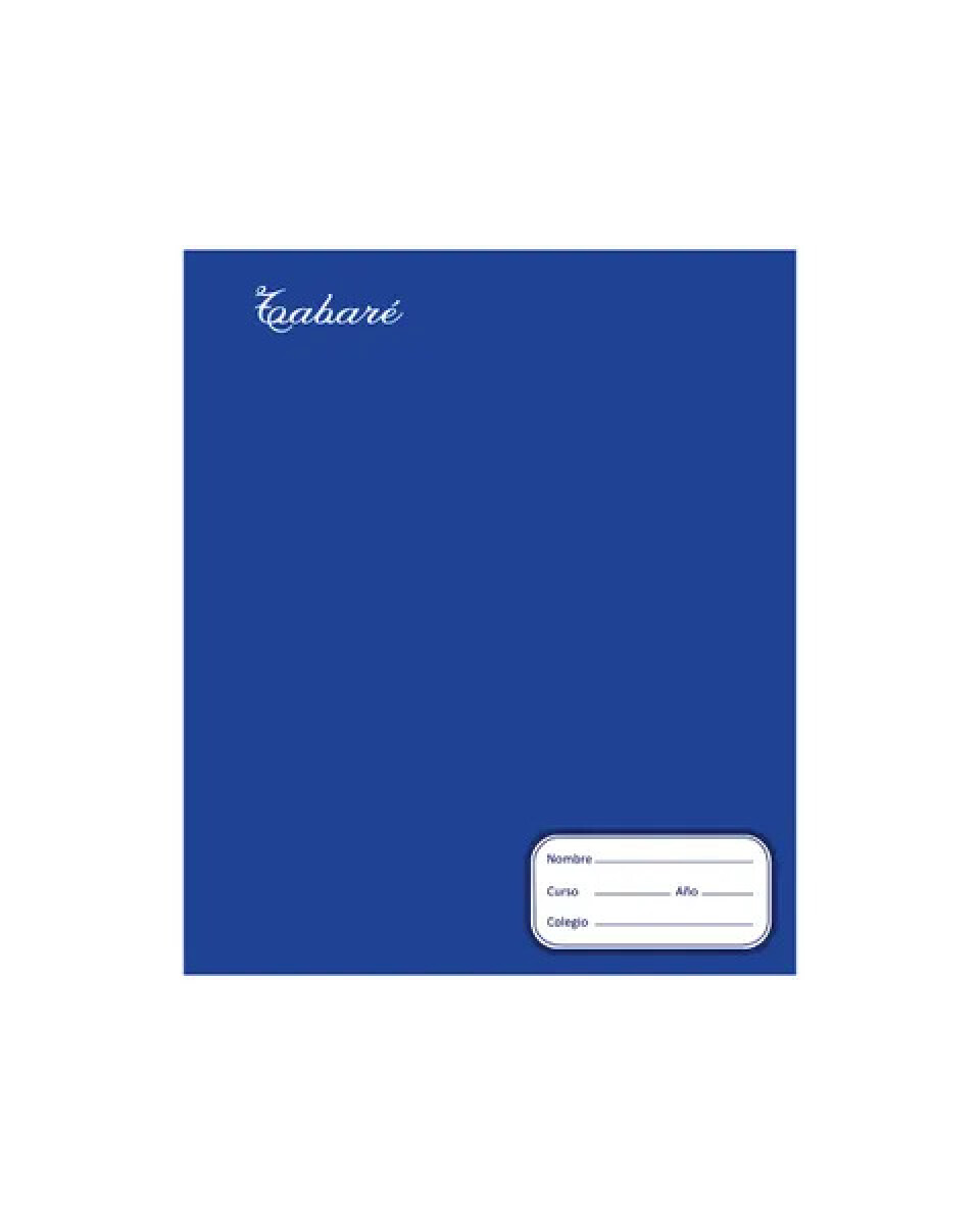 Cuaderno Tabare Tapa Color 96 Hojas - Azul 