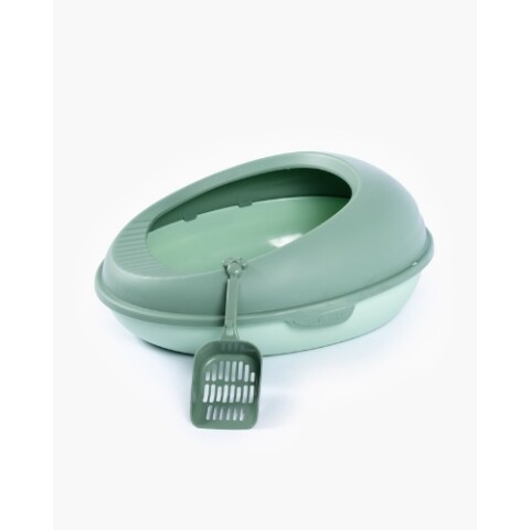 Bandeja sanitaria de gato EGG Medidas 53 * 42.5 * 23CM, 480g Verde Bandeja Sanitaria De Gato Egg Medidas 53 * 42.5 * 23cm, 480g Verde