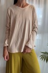 Camiseta clásica de bambú Crema