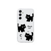 Protector para Samsung Galaxy A17 transparente diseño gatos Protector Para Samsung Galaxy A17 Transparente Diseño Gatos