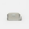 Mini Bag New Penny En Efecto Cuero Zaffiano Metalizado