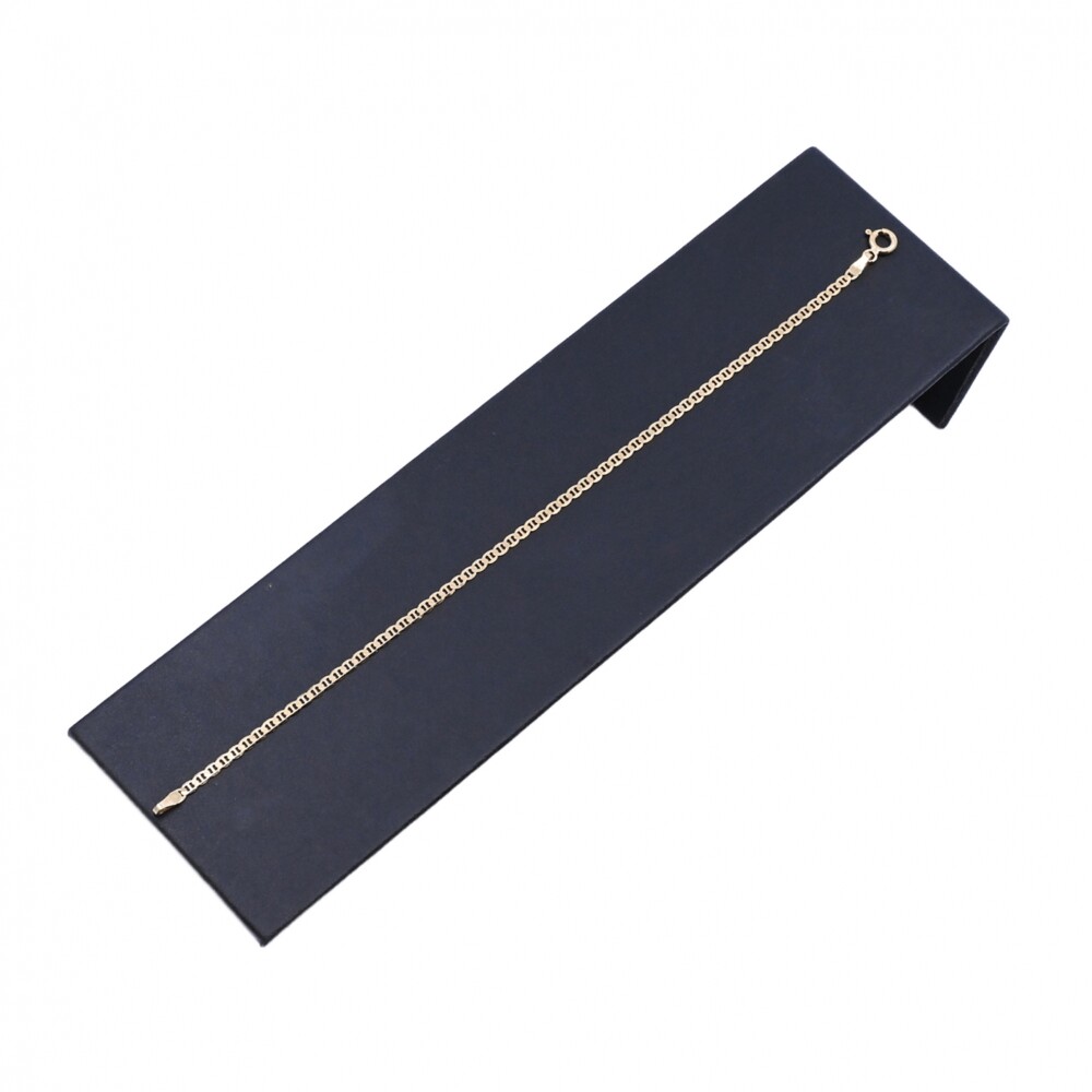 Pulsera oro 18k eslabón barco. Pulsera oro 18k eslabón barco.