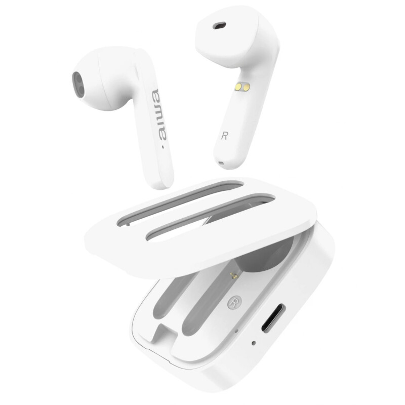 Auriculares TWS Aiwa AWTWSR6W con Estuche Blanco