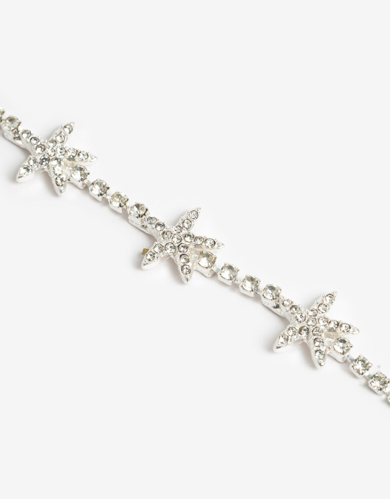 Pulseras Elásticas Strass Pulseras Elásticas Estrellas - Cristal