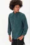 Camisa Cord Verde