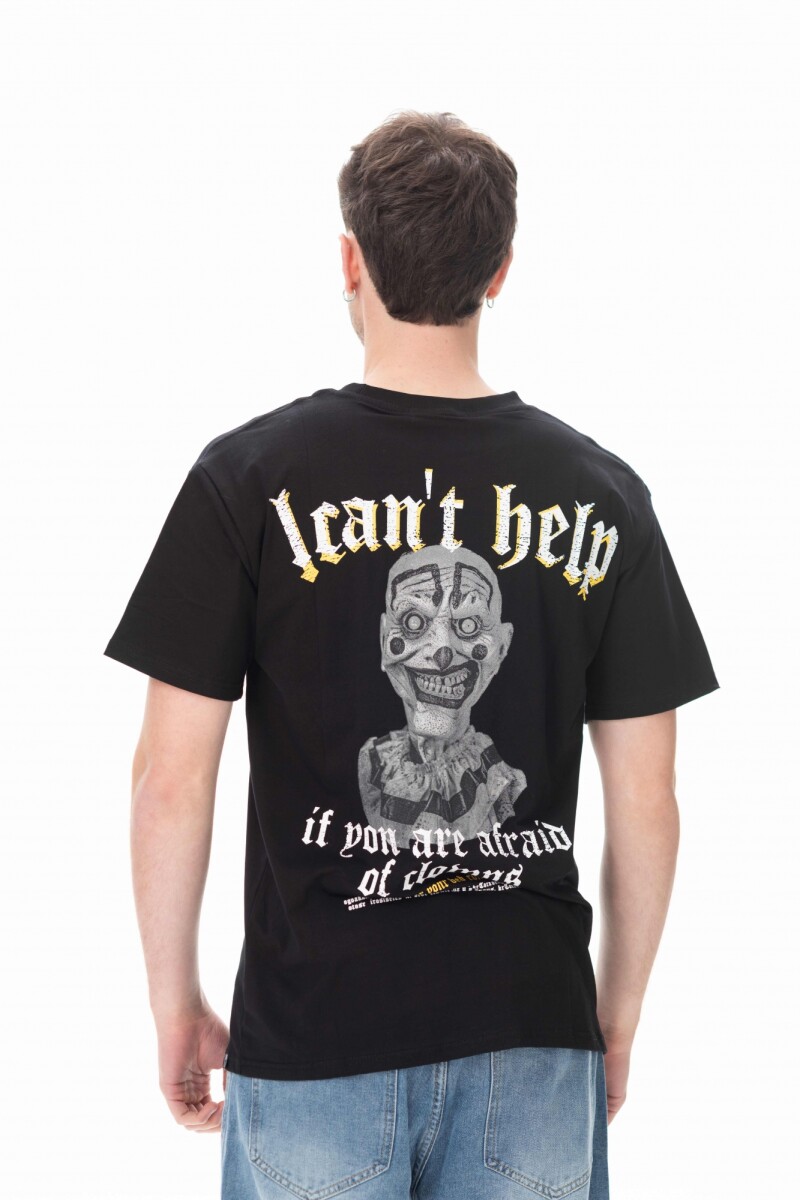 Remera Help Negro