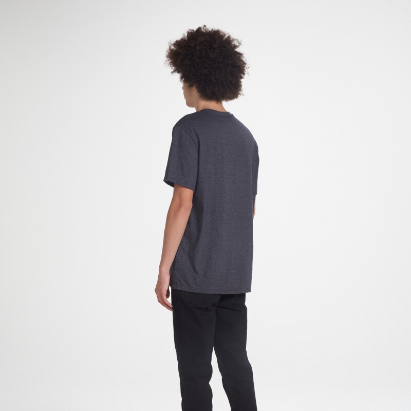 CAMISETA MM MASC PRETO MESCLA
