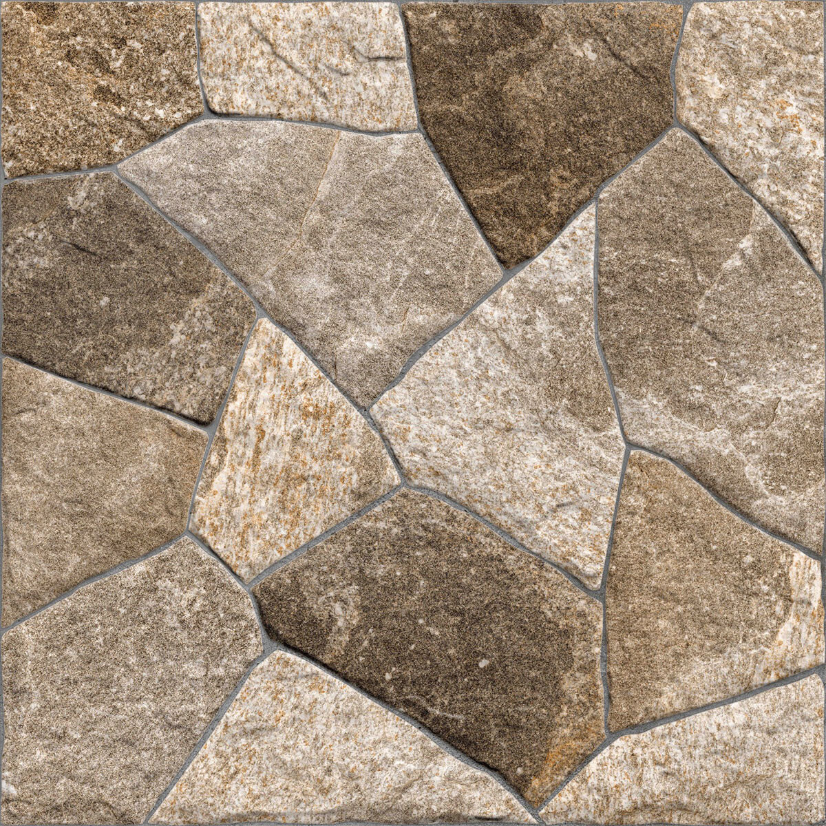 Ceramica De 60X60 Apto Piso Y Pared Tipo Piedra Mate Granilla 