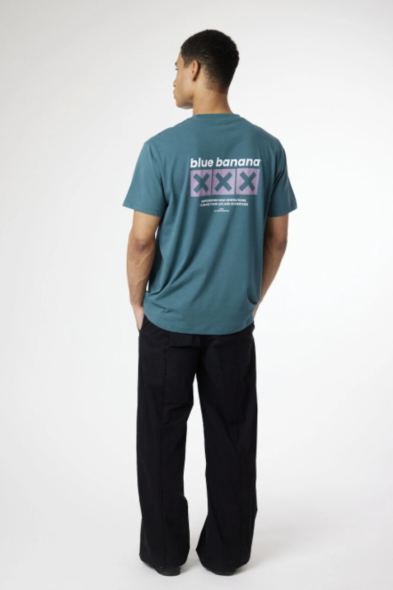 Camiseta Blue Banana - Line Amazon Green